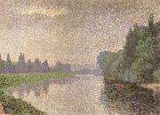 Albert Dubois-Pillet The Marne at Dawn oil painting picture wholesale